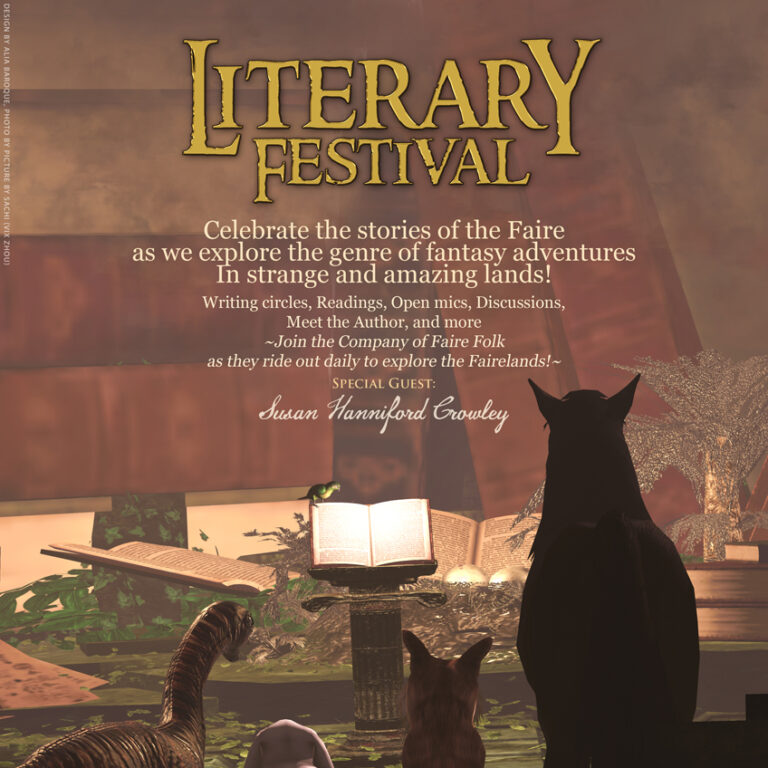Second Life’s Fantasy Faire Literary Festival 2024 Begins