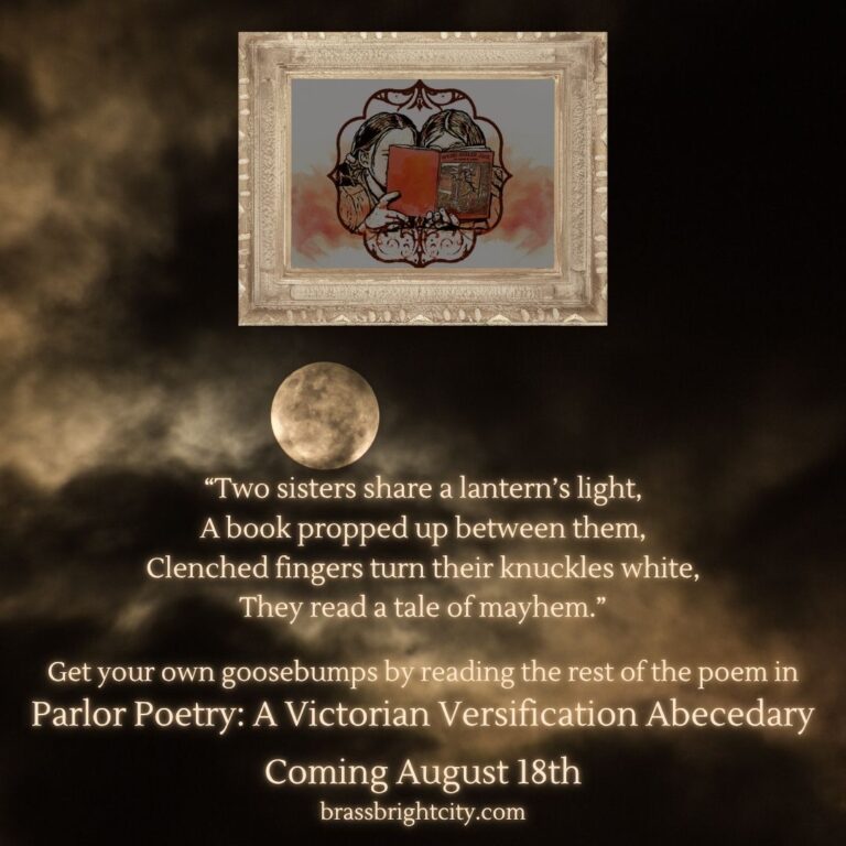 Promotional spooky image for Parlor Poetry